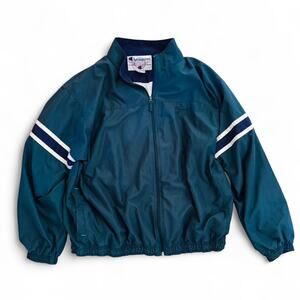 Green champion heavyweight lined windbreaker